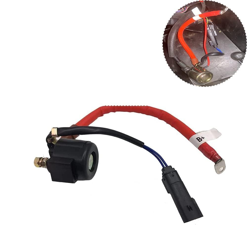 Chikia Hisun starter relay side view shows compact, installation friendly design