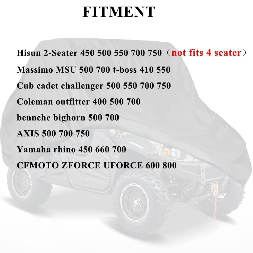 Chikia cover fitting CFMOTO Rhino and similar brands