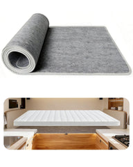 Chimelva RV mattress underlay with ventilated felt for improved airflow and moisture reduction.