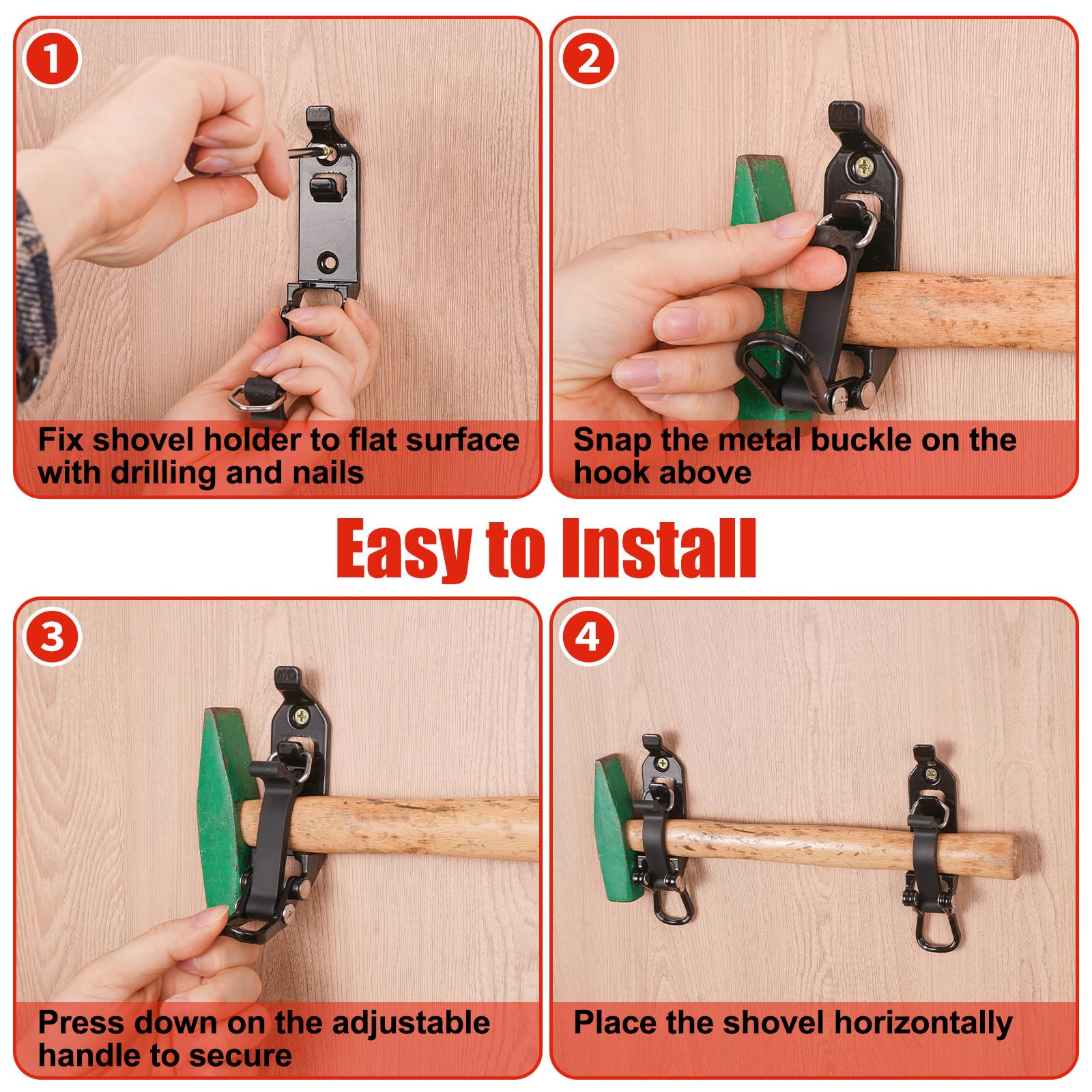 ChimimeDecor truck installation screws and nuts provide sturdy mounting.