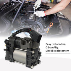 Chonse air suspension pump installed in-vehicle demonstrates space-saving fitment and potential ride leveling
