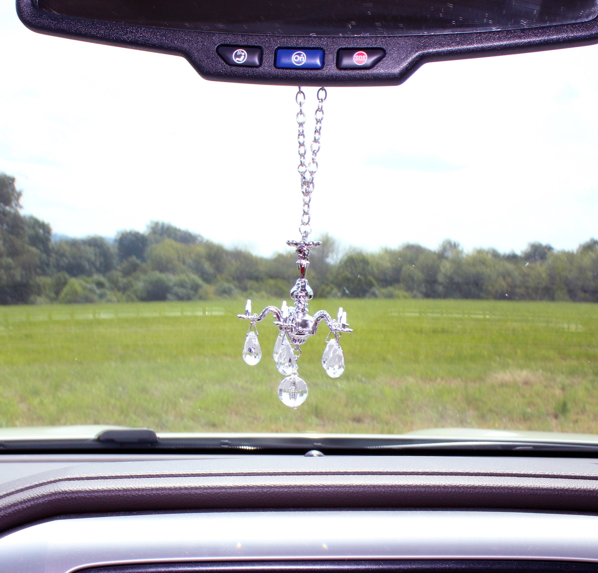 Chroma Cardelier travel mirror decoration enhances road-trip aesthetics and gifting
