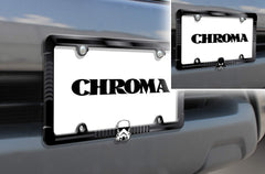 CHROMA Star Wars frame side angle highlighting easy license tag fit.