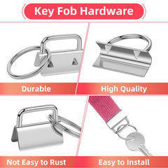 ChromLives 1-inch bronze key fob hardware with warm rugged finish.