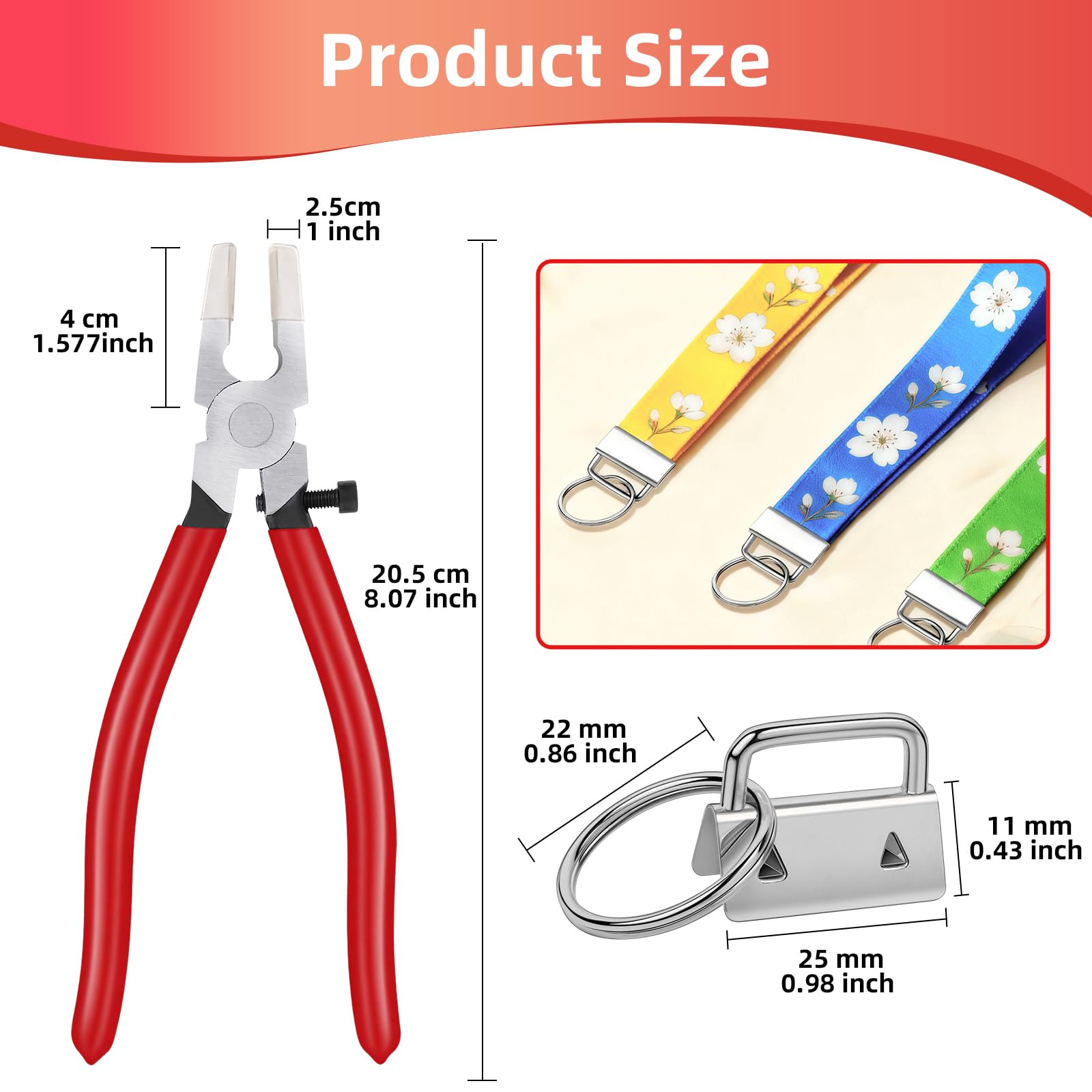 ChromLives webbing strap press tool helps secure fabric ends quickly.