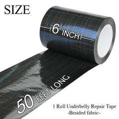 CHUANGSEED Underbelly Tape adheres strongly to metal and fabric surfaces for durable sealing.