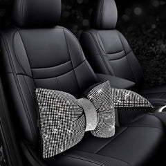 ChuLian bowknot bling headrest elevates comfort with stylish sparkle