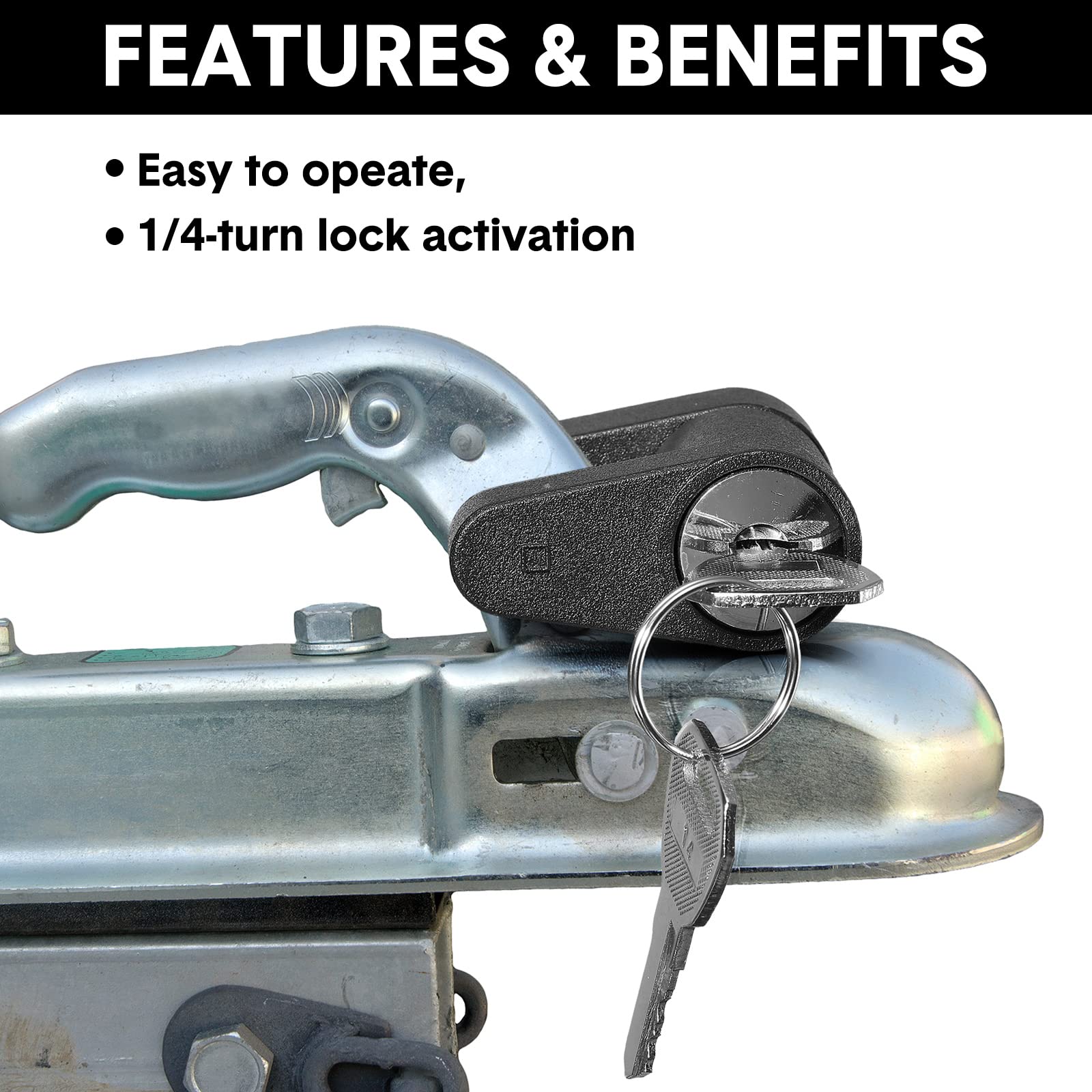 Chumia padlock design demonstrates easy locking action.