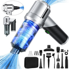 CHUMPOSH car vacuum with 4 in 1 interior cleaning and precision suction