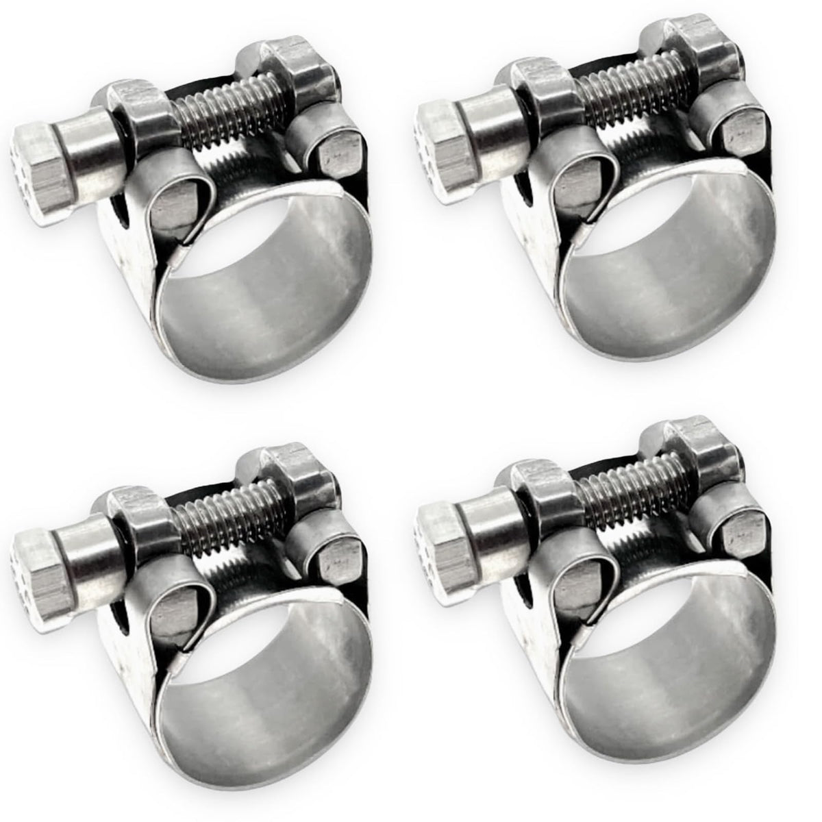 CHUN YUNG DA TT clamp closeup shows durable stainless steel construction for heavy-duty hoses.