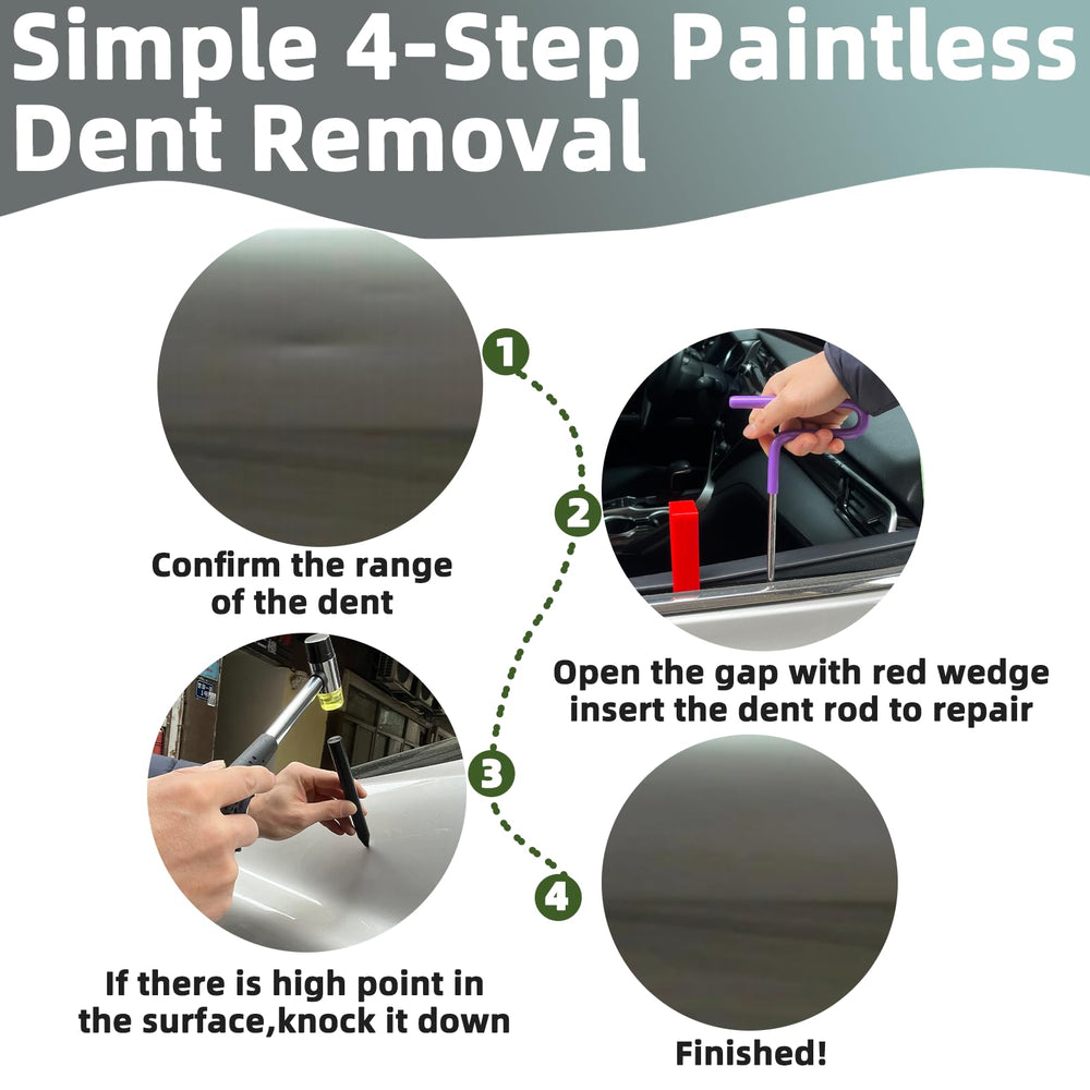 Chymogul red soft cap protects the paint during dent removal