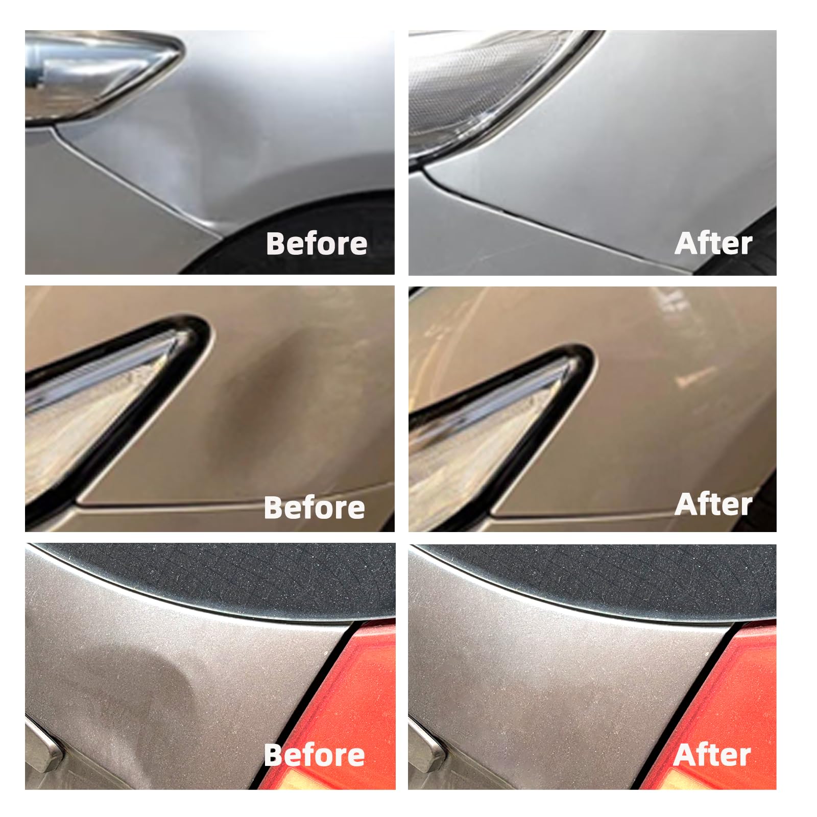 Chymogul S and O hooks provide leverage for dent removal