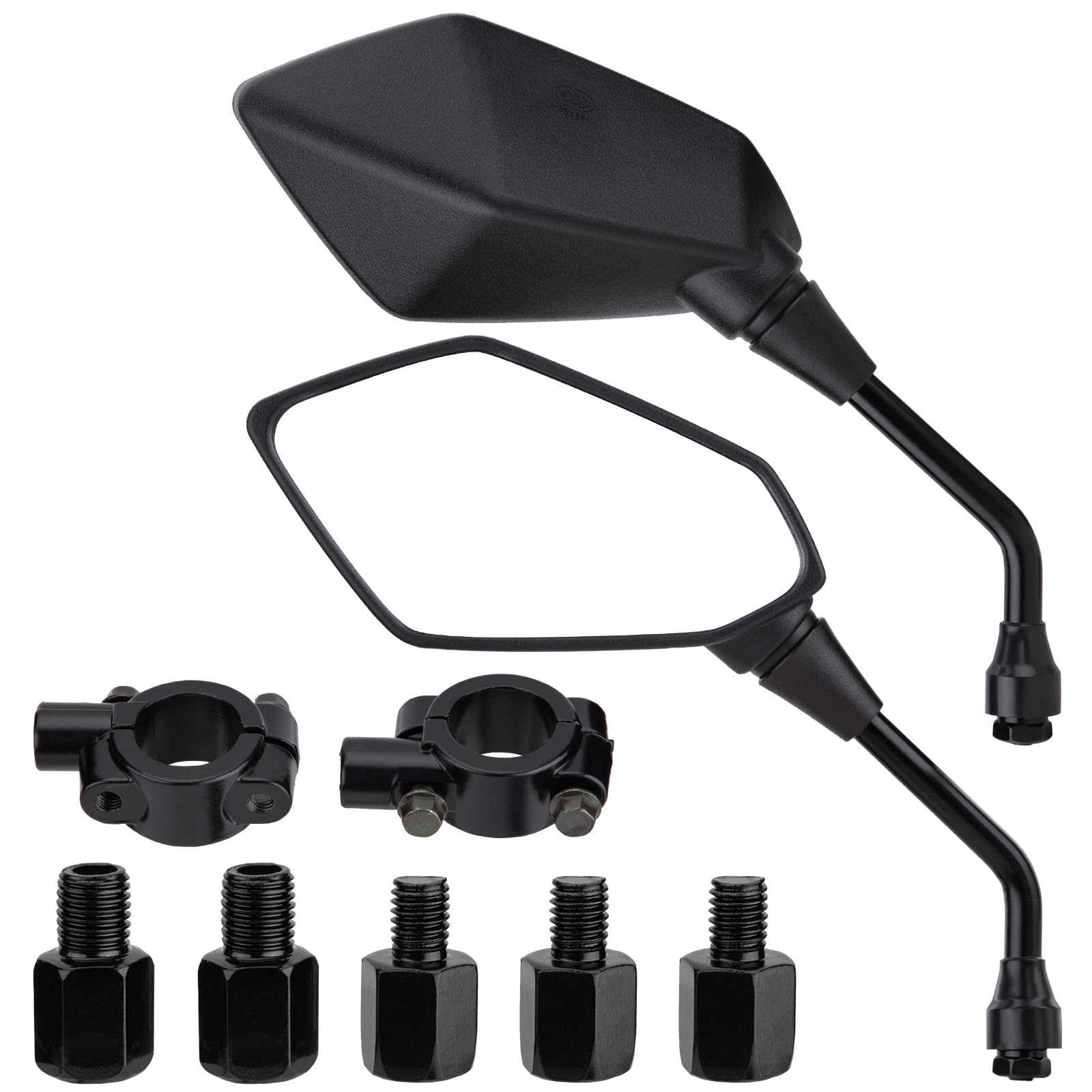 CICMOD universal mirrors on scooter showing broad compatibility and improved rear visibility