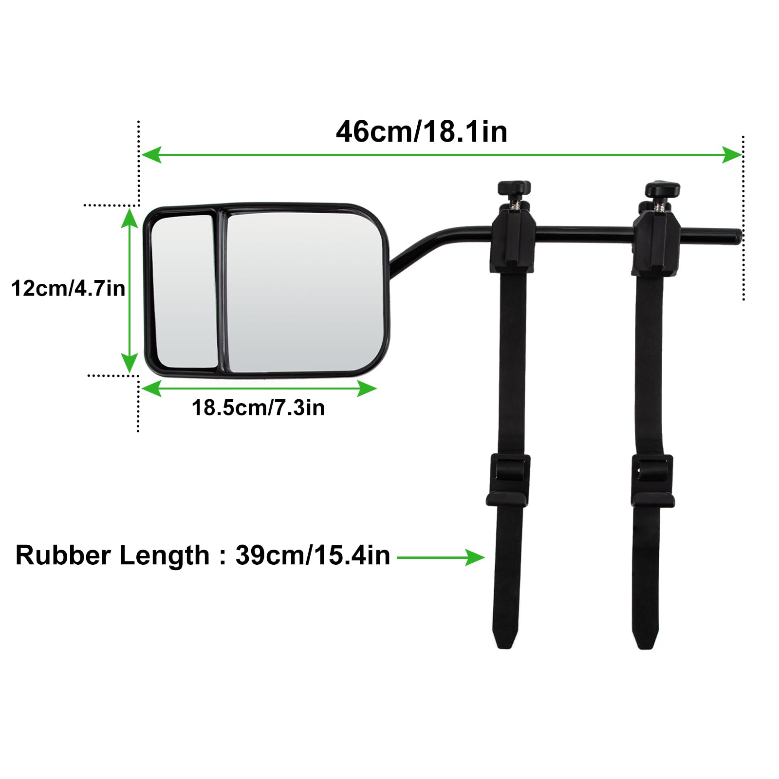 CICMOD high-definition glass delivers clear reflections for safer maneuvers.