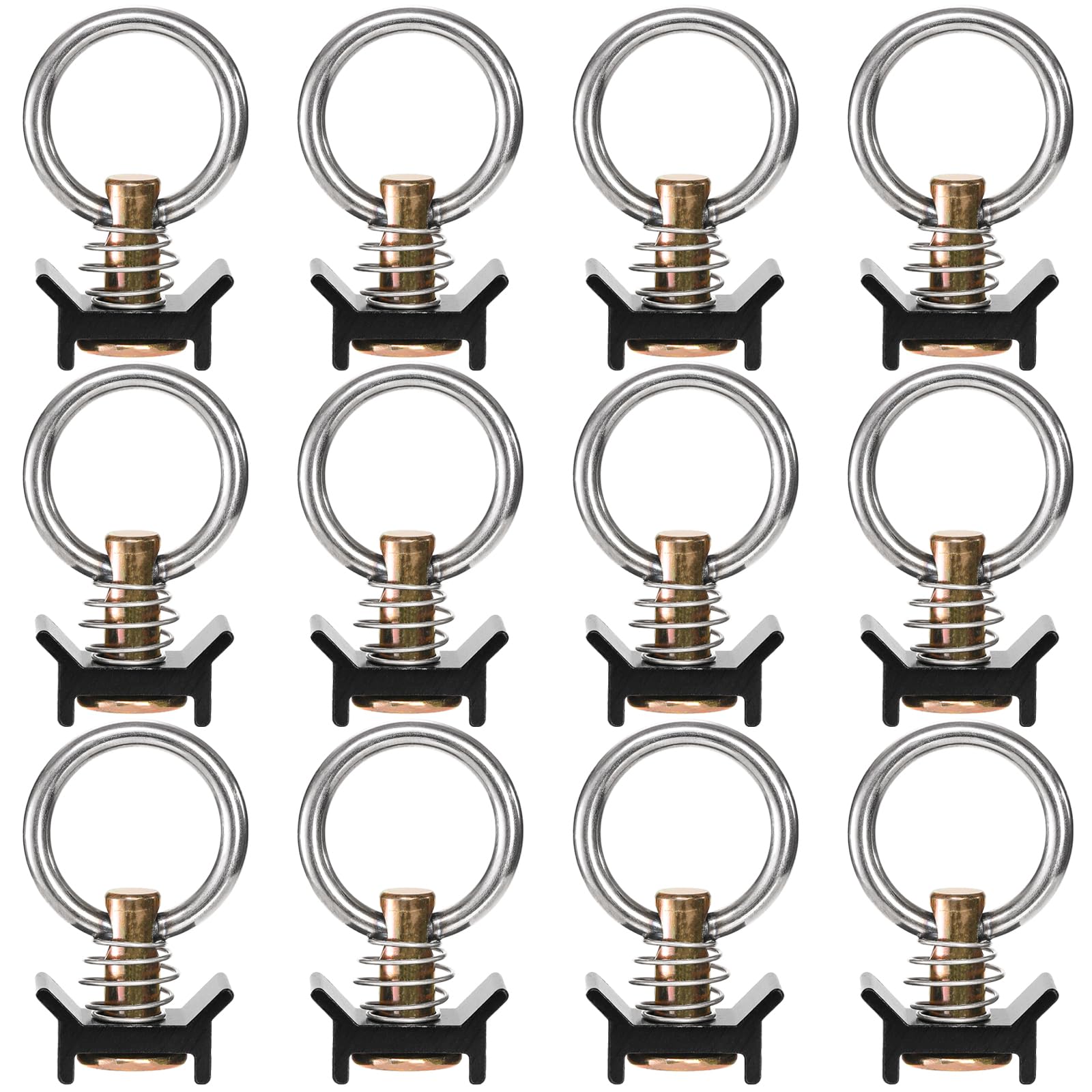 Cididu stainless steel O-ring and aluminum keeper offer durable, reliable ties.