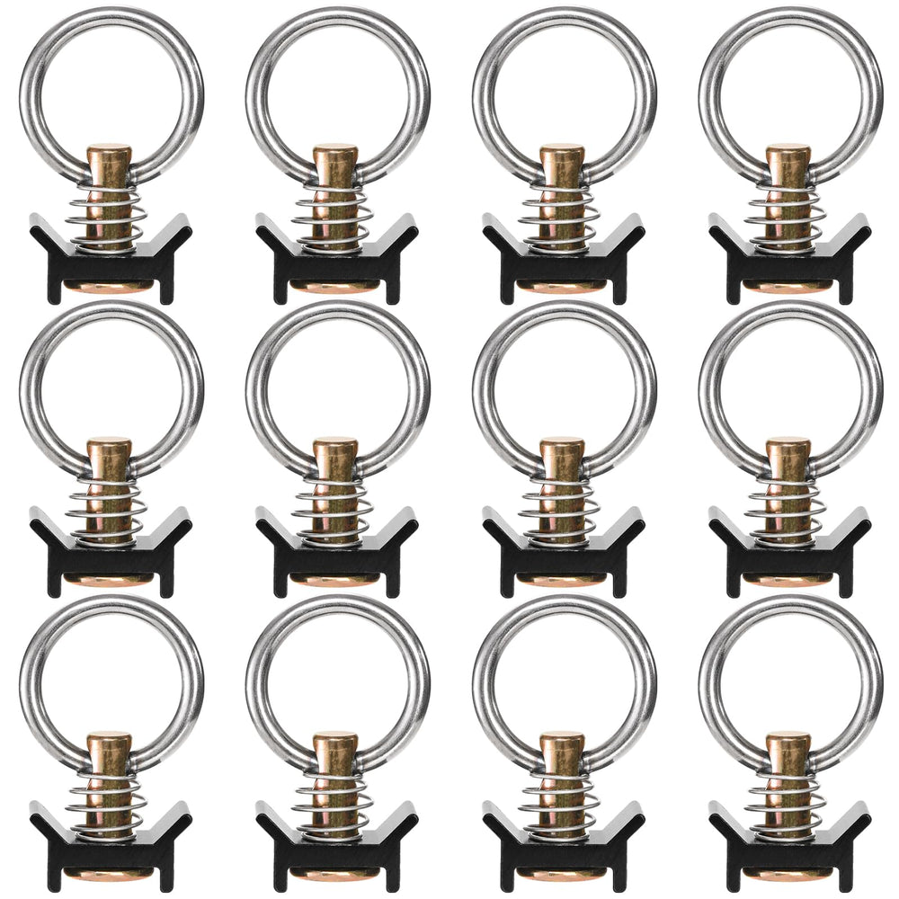 Cididu stainless steel O-ring and aluminum keeper offer durable, reliable ties.