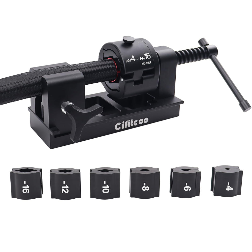 CIFITCOO 4-16AN fitting tool main unit for universal AN hose installation