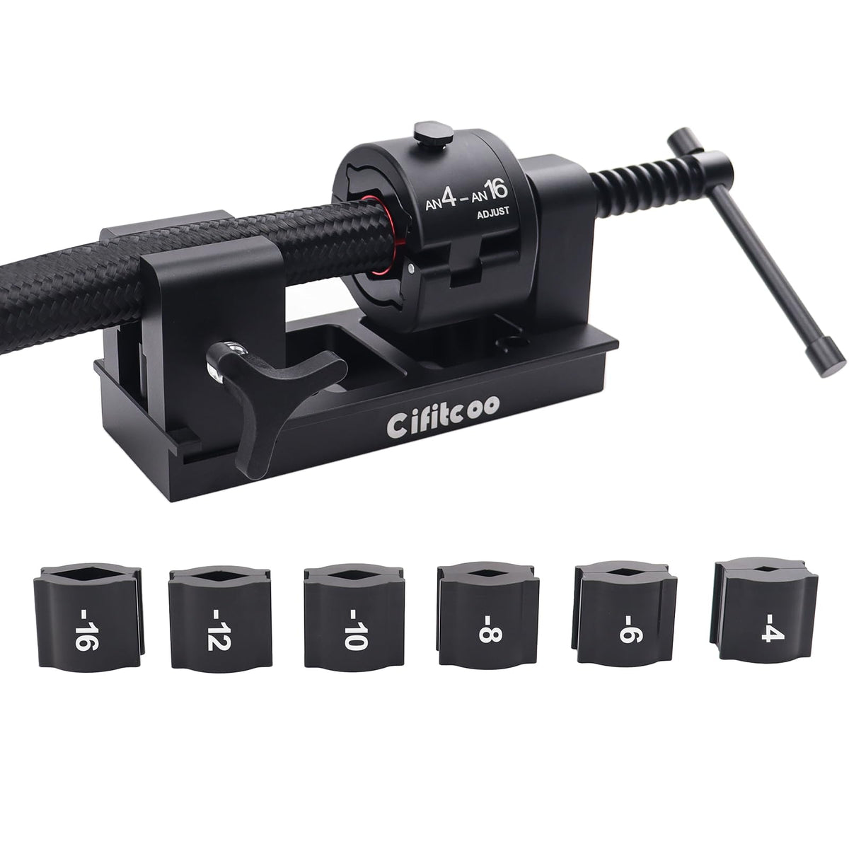 CIFITCOO 4-16AN fitting tool main unit for universal AN hose installation