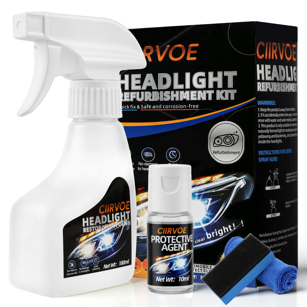 Ciirvoe headlight restoration kit packaging for easy at-home use