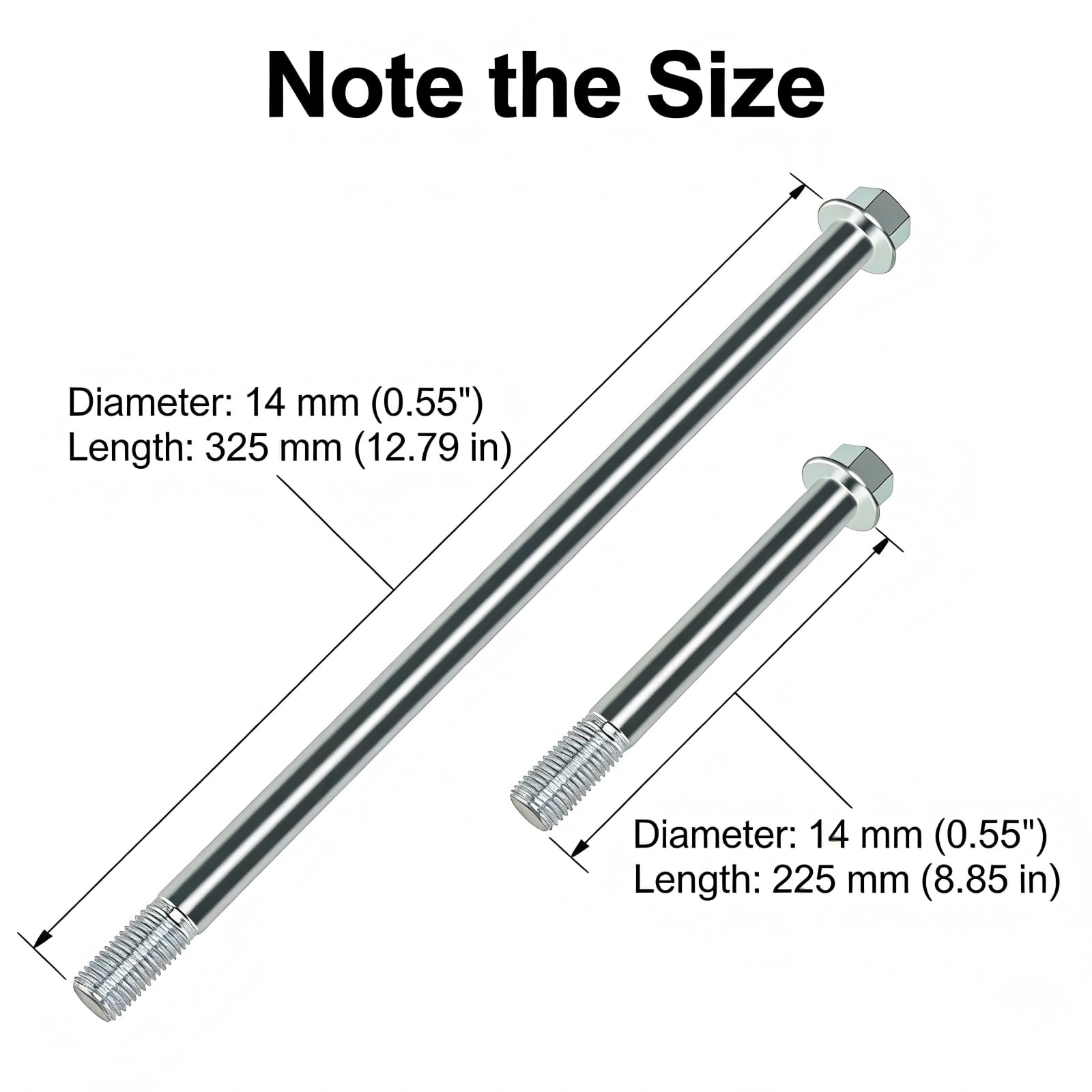 CILOYU front axle 225mm for Coleman CT200U enables precise alignment