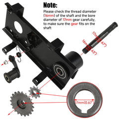 CILOYU 20T jackshaft sprocket for balanced speed and torque