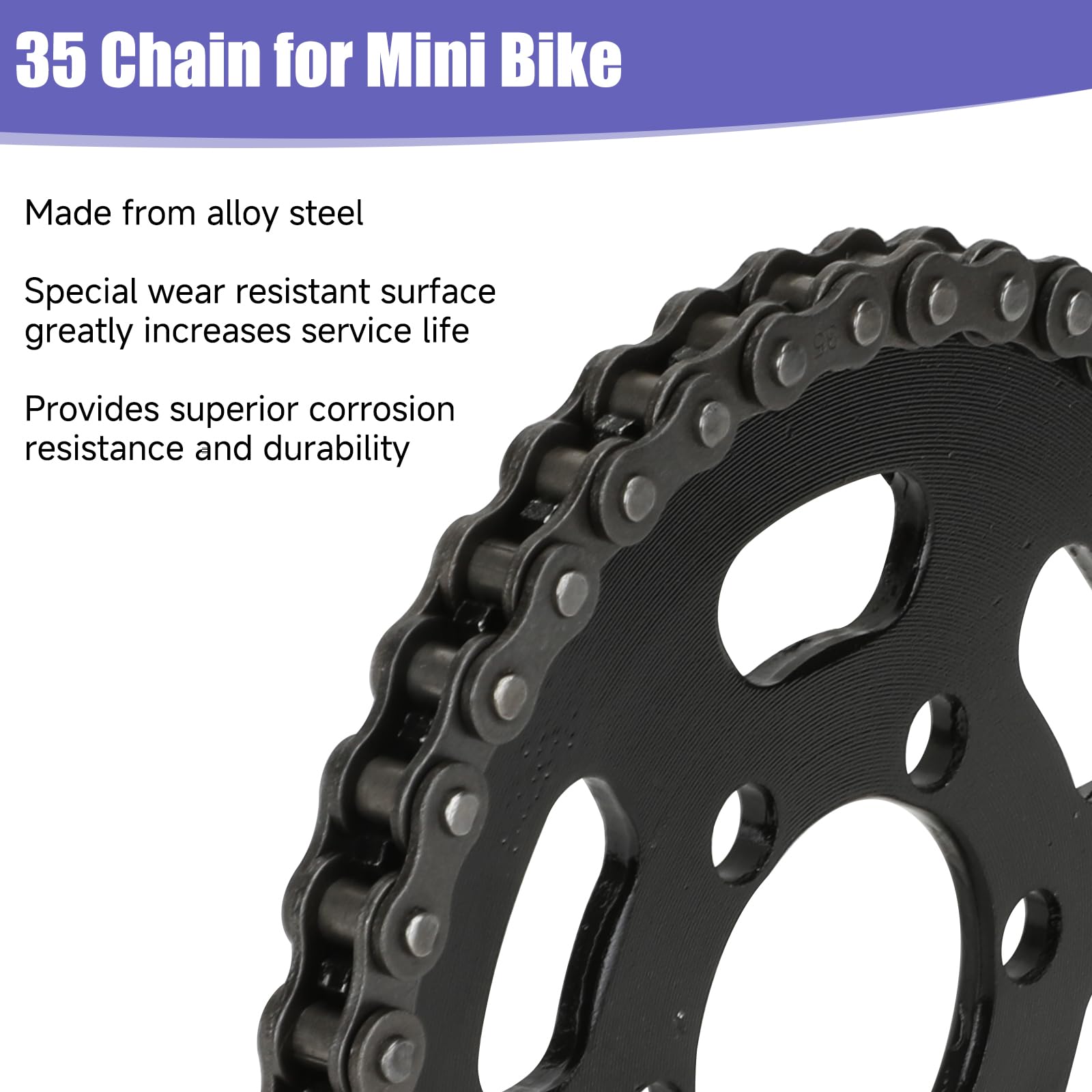 CILOYU 40T rear sprocket installation ready, aligns with six-hole pattern