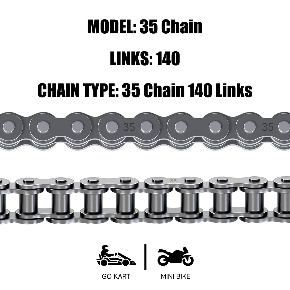 CILOYU 35 chain tensioner includes extra master link for quick reassembly