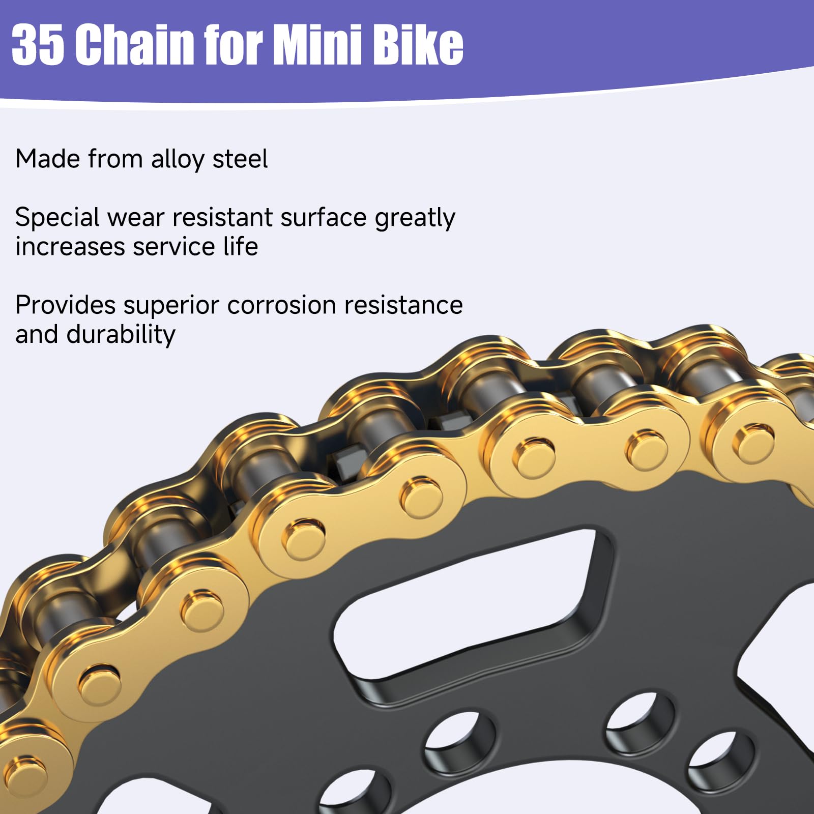 CILOYU tensioner includes master link for quick install.