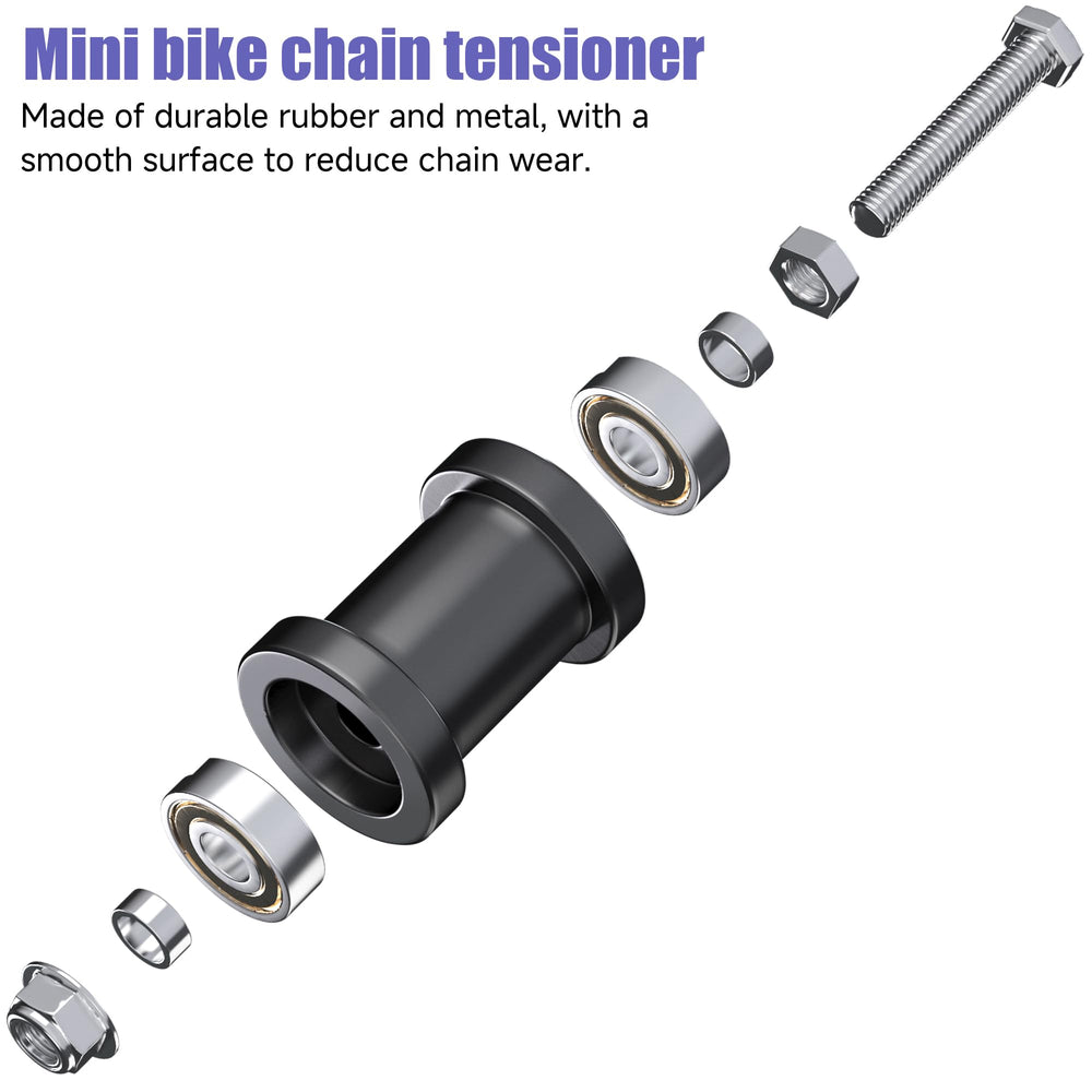 CILOYU tensioner in action on a trail-ready mini bike.