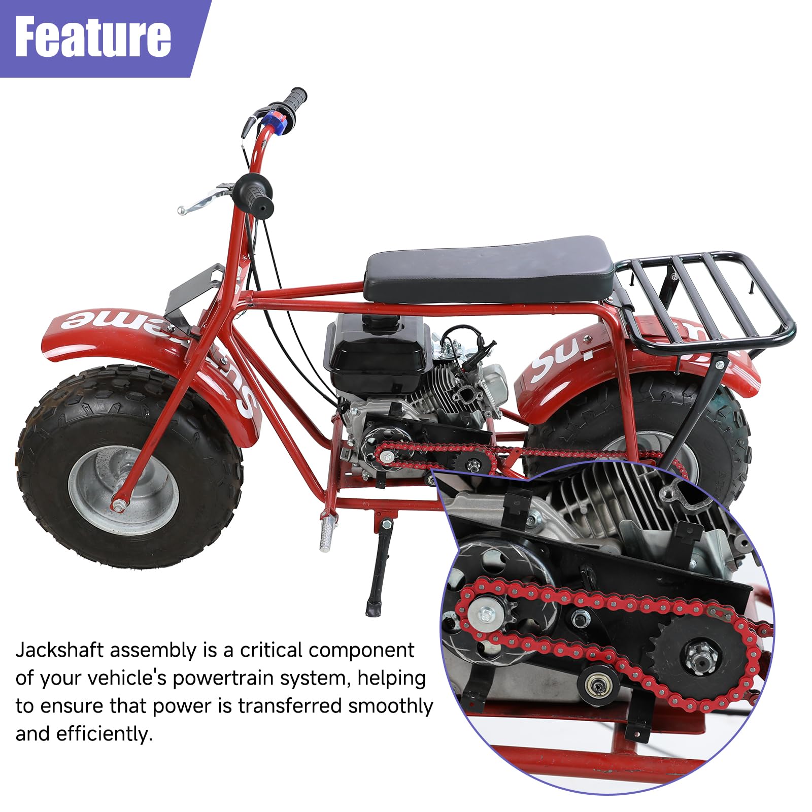 CILOYU 420 chain with 42 links for smooth chain drive