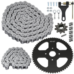 CILOYU 420 chain 60t kit close-up demonstrates rugged durability for off-road use