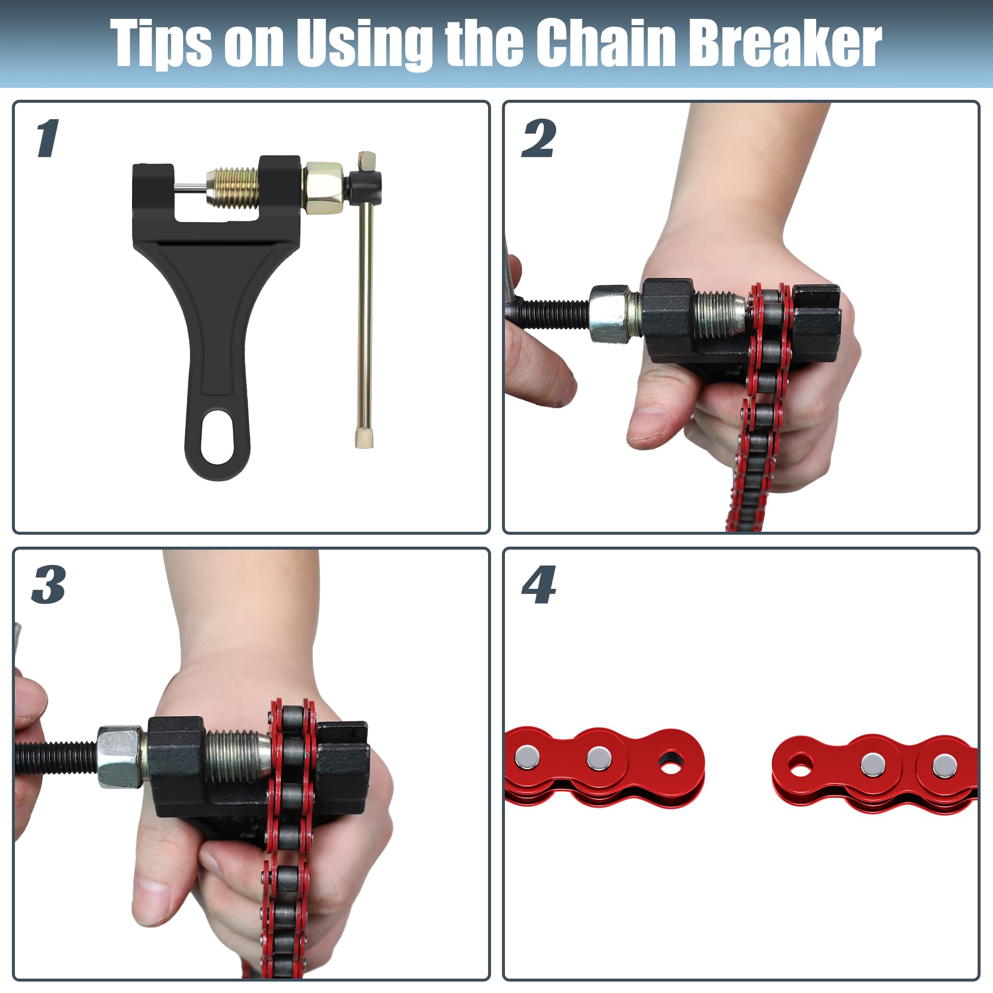 CILOYU 420 chain installation tips shows proper model checks and setup