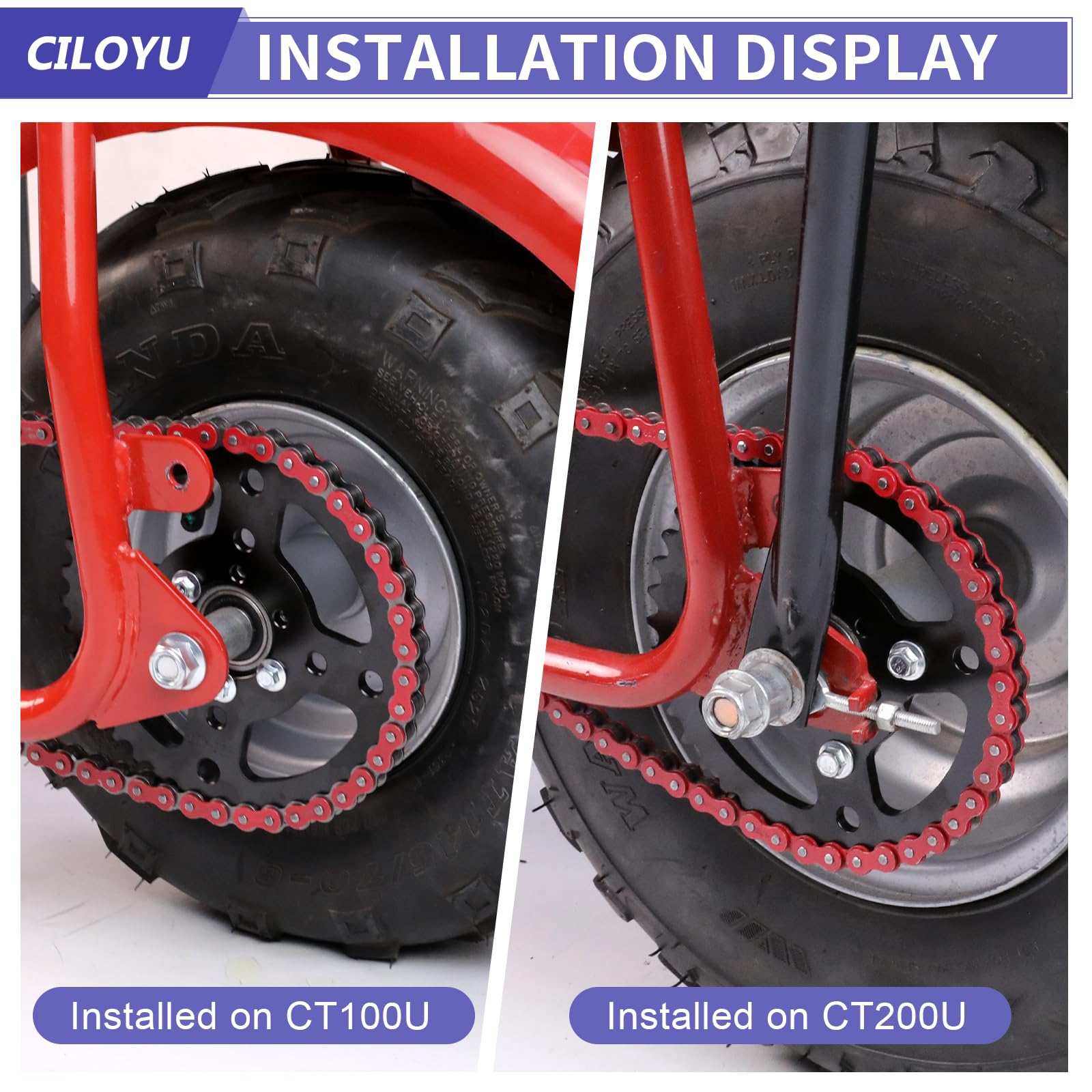 CILOYU 420Sprocket 40T compatible with Predator 212 engines.