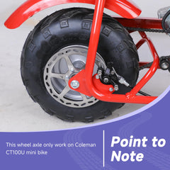 CILOYU axle nut set secures wheel mounting under rugged riding conditions