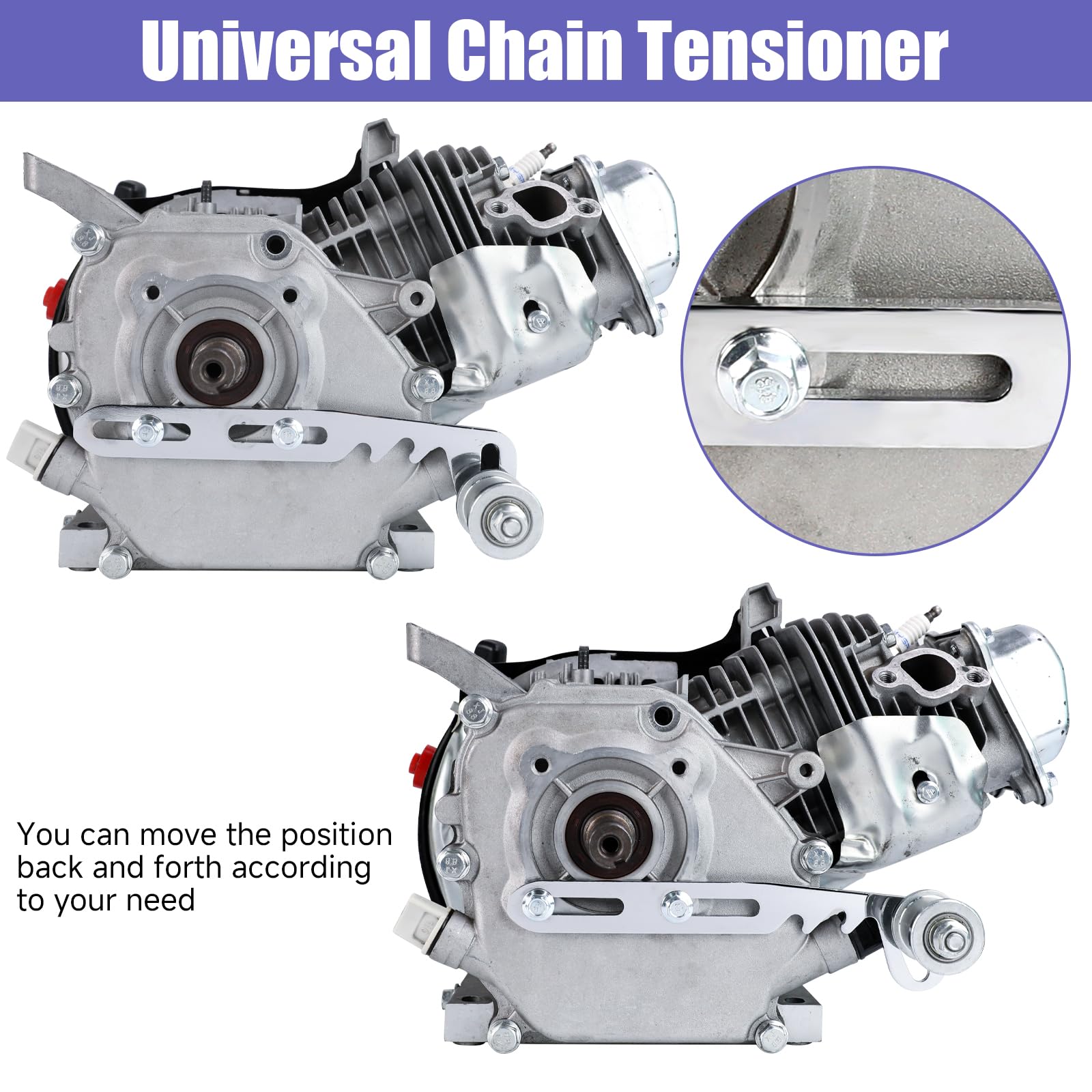 ciloyu baja-doodlebug tensioner roller close-up highlighting smooth operation