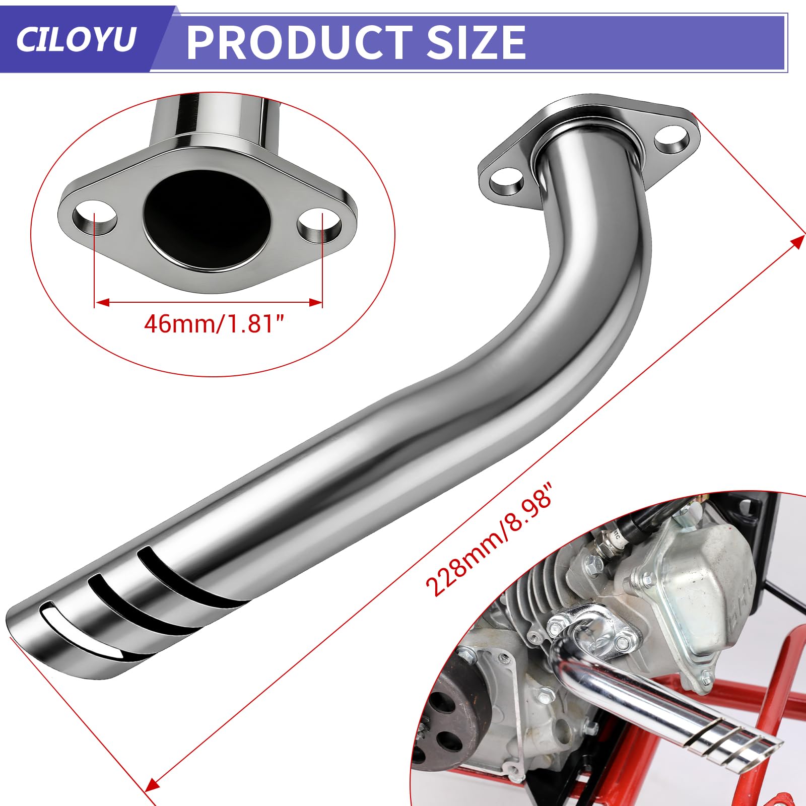 CILOYU exhaust with deeper roar preview for enhanced riding attitude