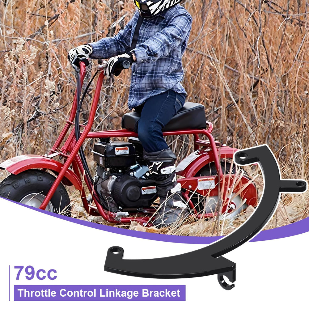 CILOYU throttle bracket mounted on Massimo MB100 for mini bike use