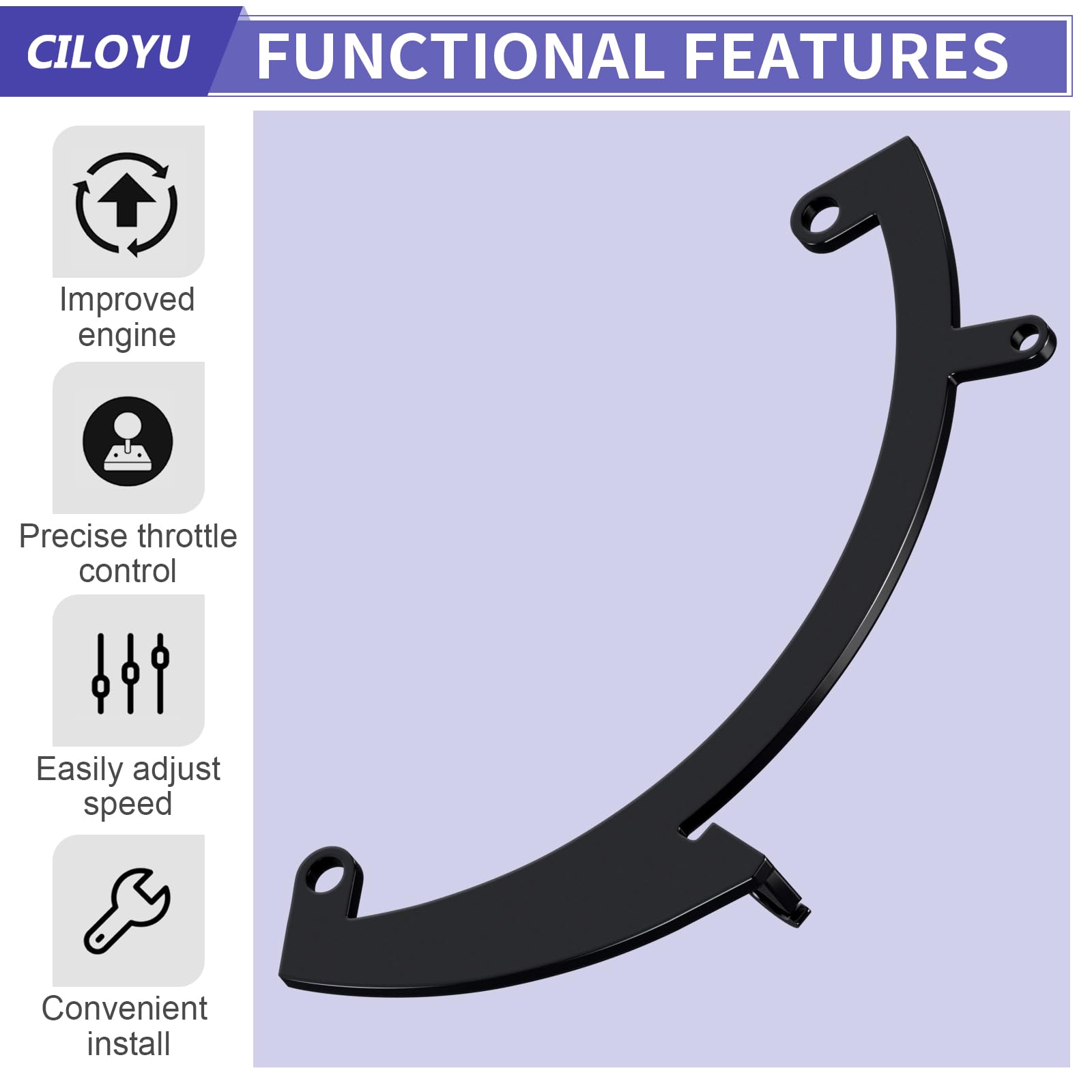 CILOYU throttle linkage on Predator engine smooth throttle action preview