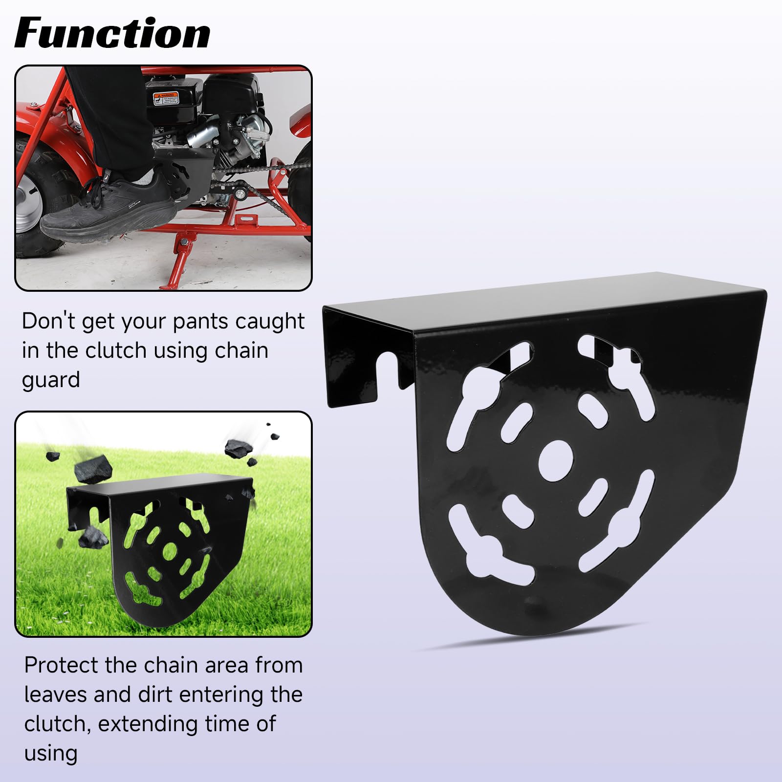 CILOYU bt200x-clutch-cover provides durable chain protection during rides