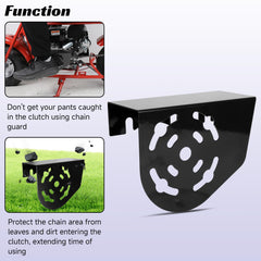 CILOYU bt200x-clutch-cover provides durable chain protection during rides
