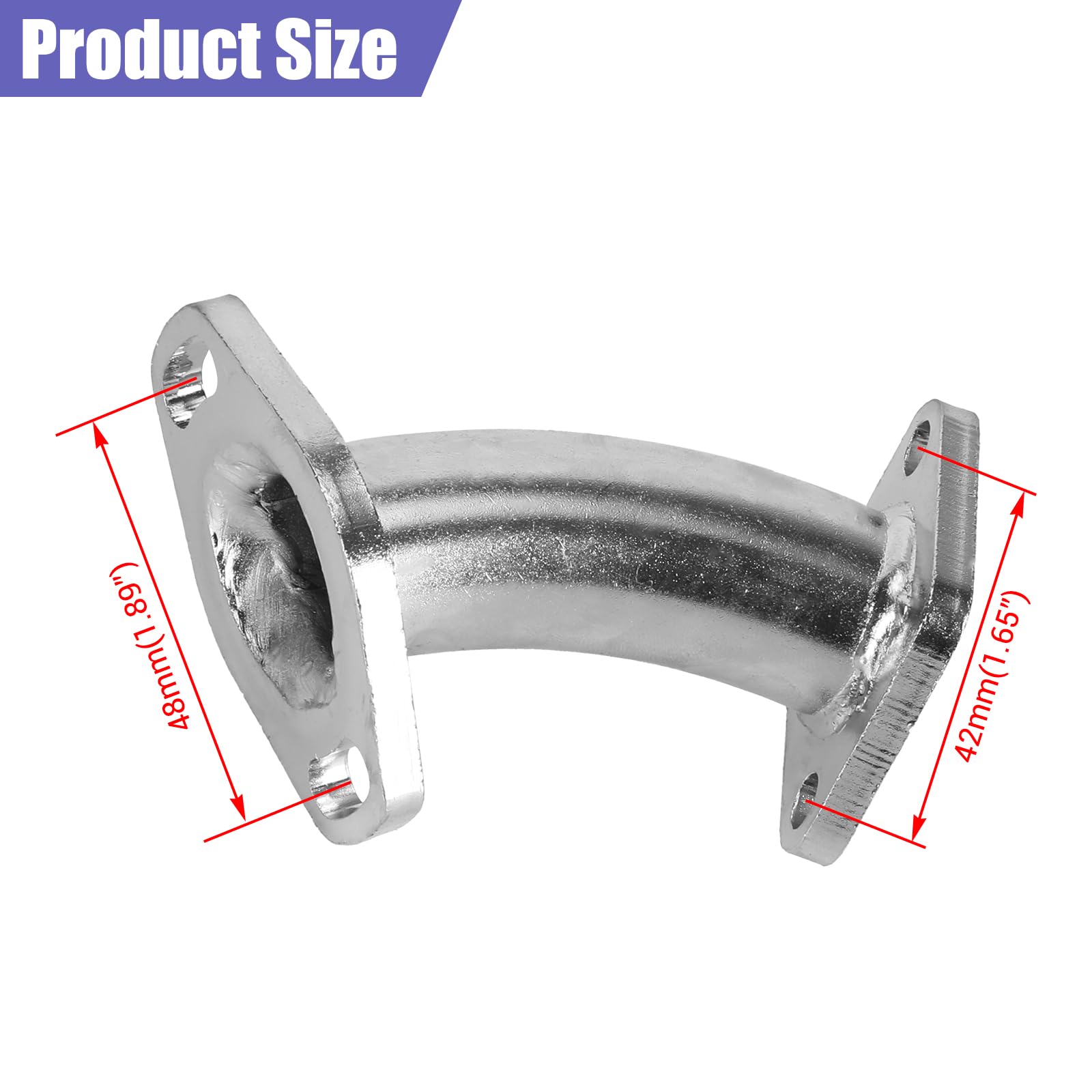 CILOYU intake bend protects carburetor during tip overs and bumps.
