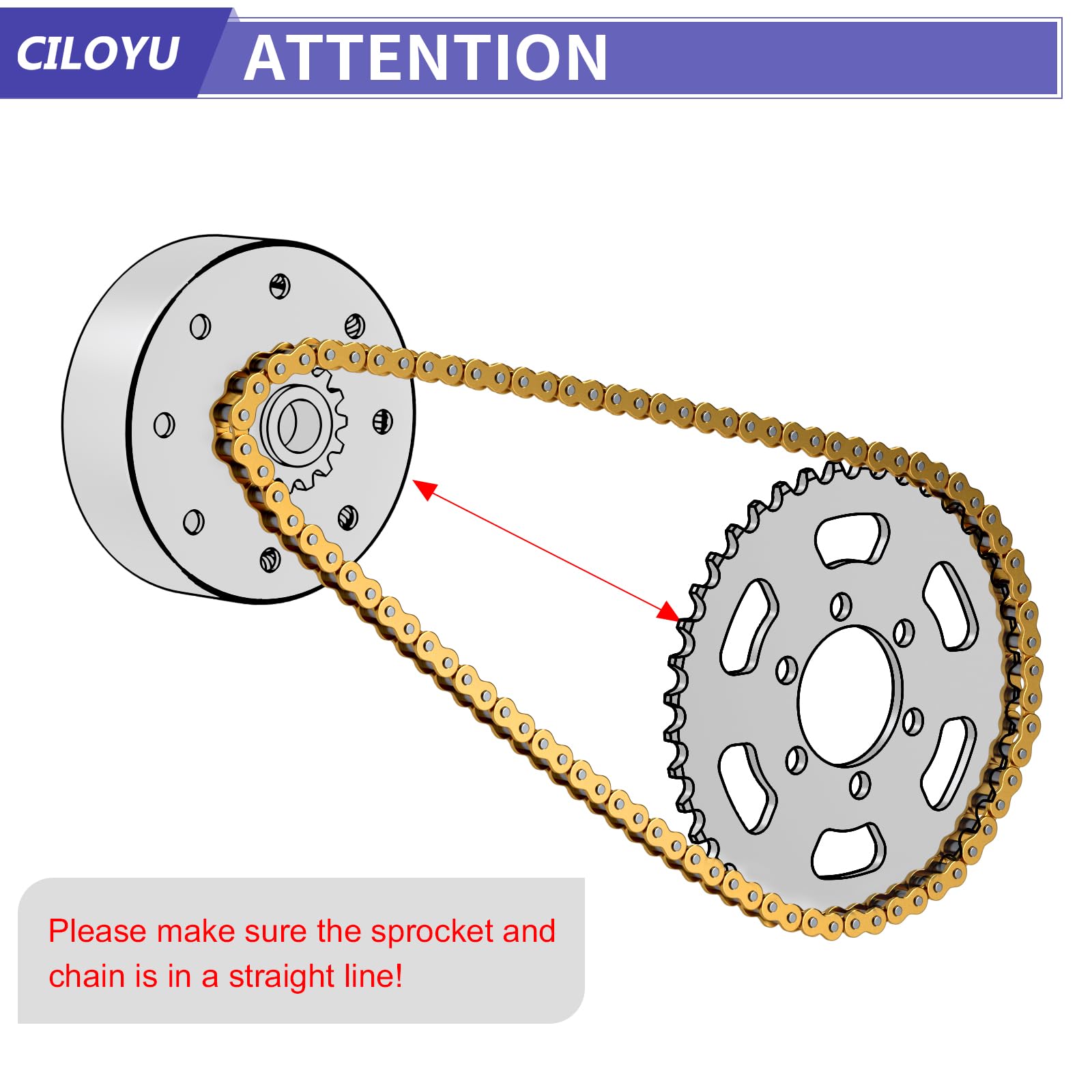 CILOYU chain-breaker tool in use demonstrating easy disassembly.