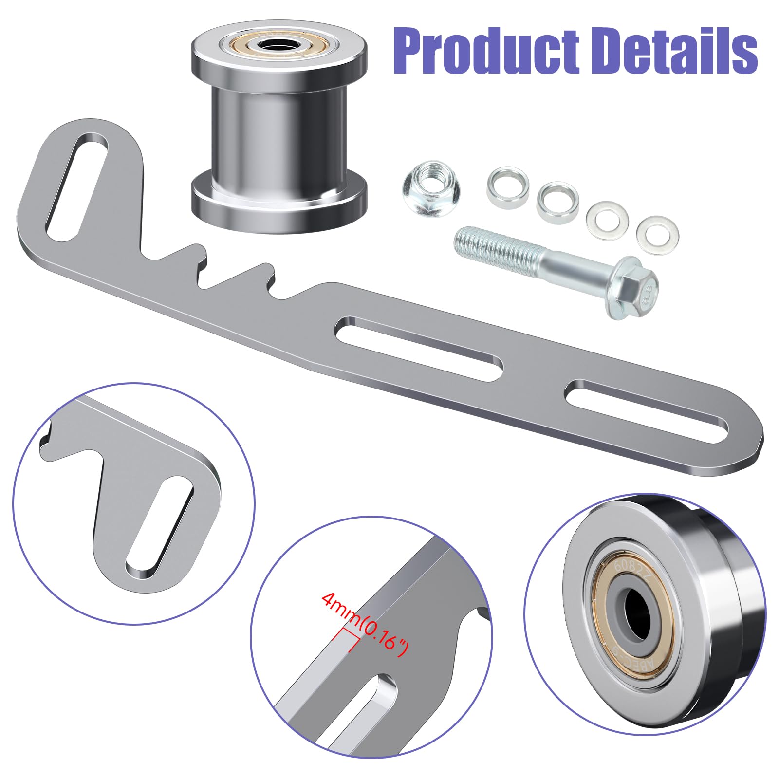 ciloyu tensioner compatible with ct100u cc100x using larger rear sprocket