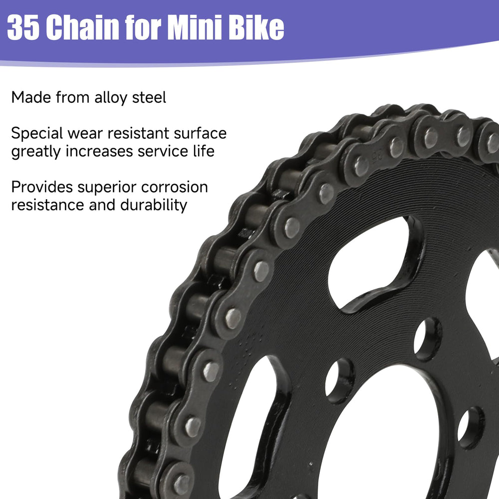 CILOYU durable metal alloy sprocket resists wear on rugged rides.