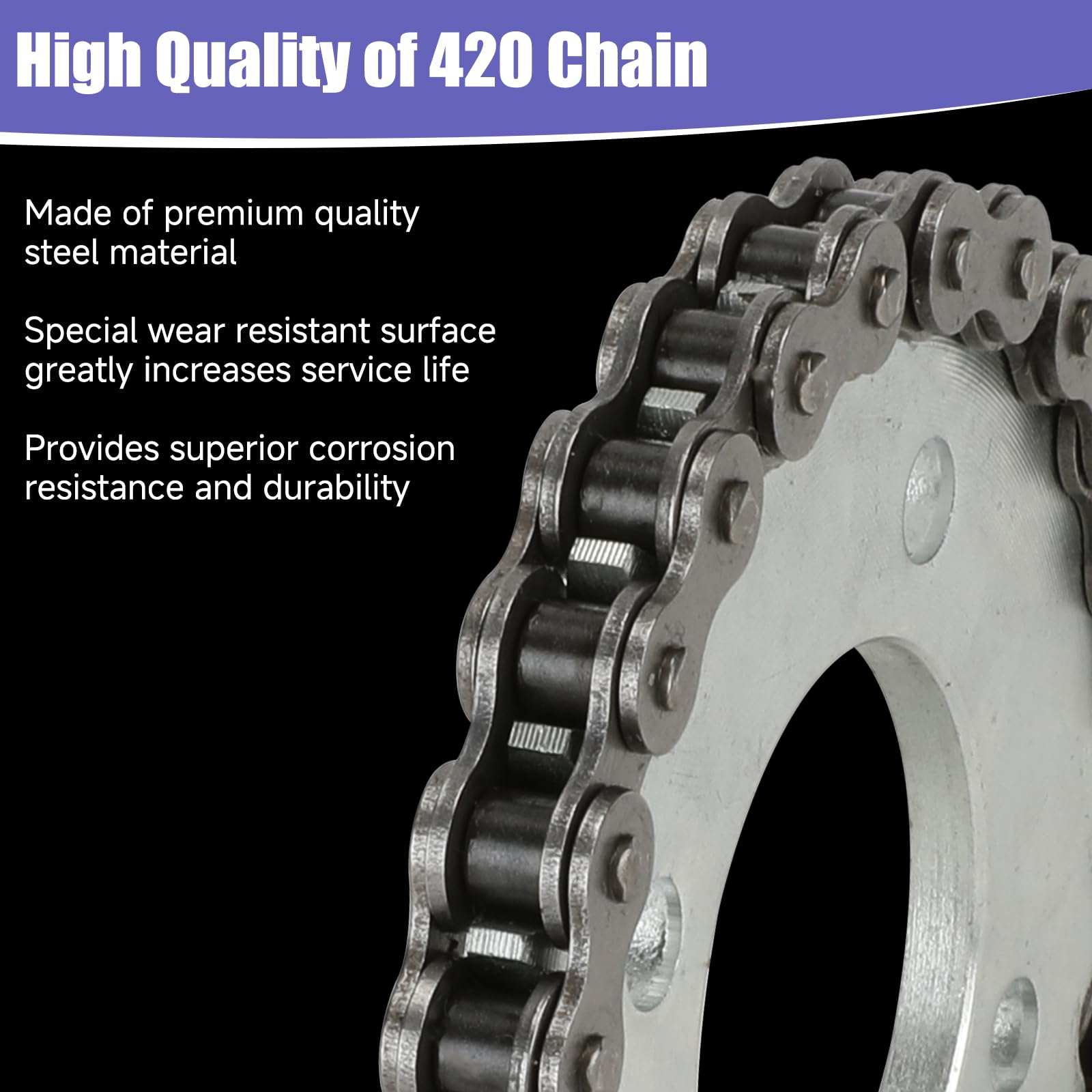 CILOYU front sprocket for KT196 ensures smooth engagement
