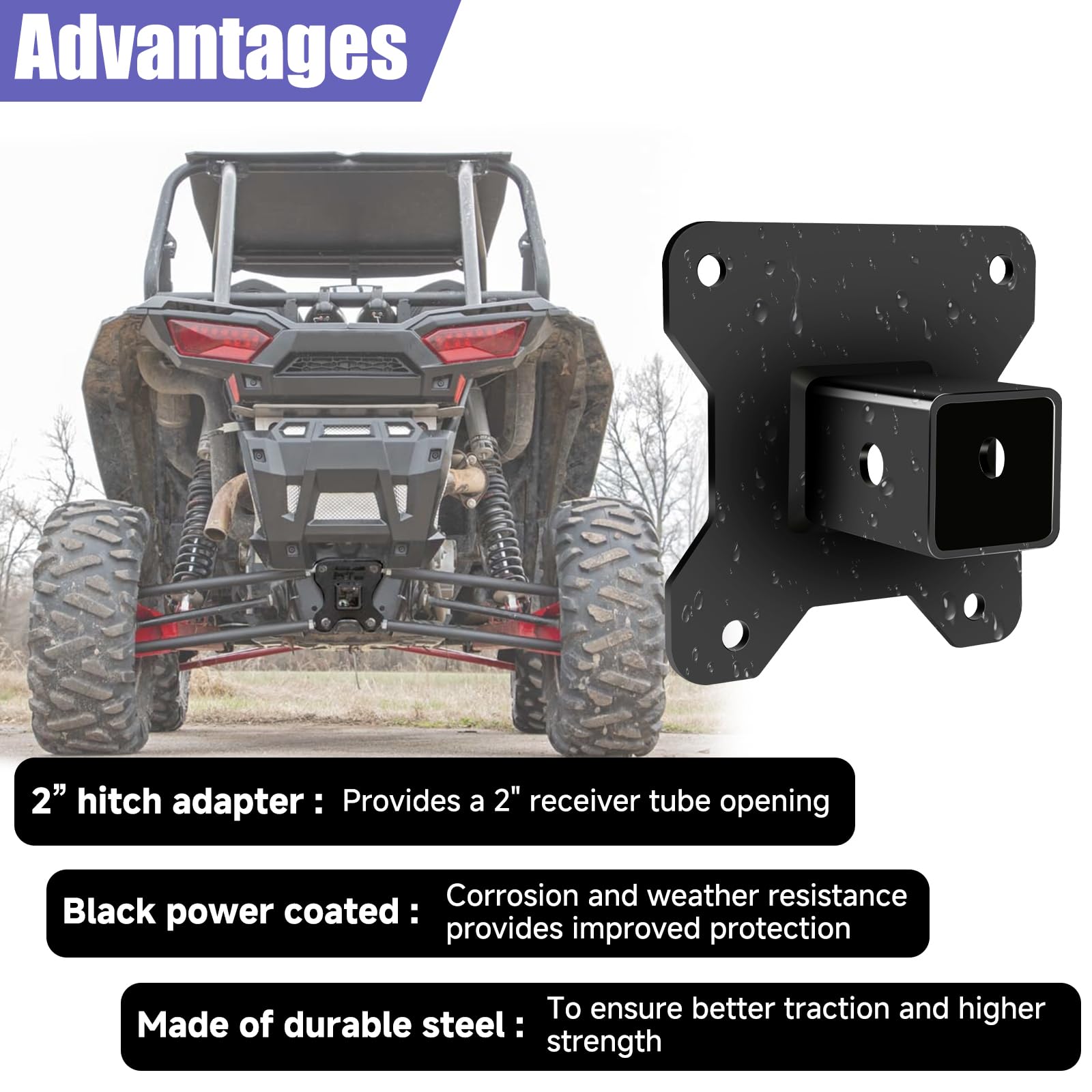 CILOYU heavy-duty steel construction shown with rugged, weather-resistant finish.