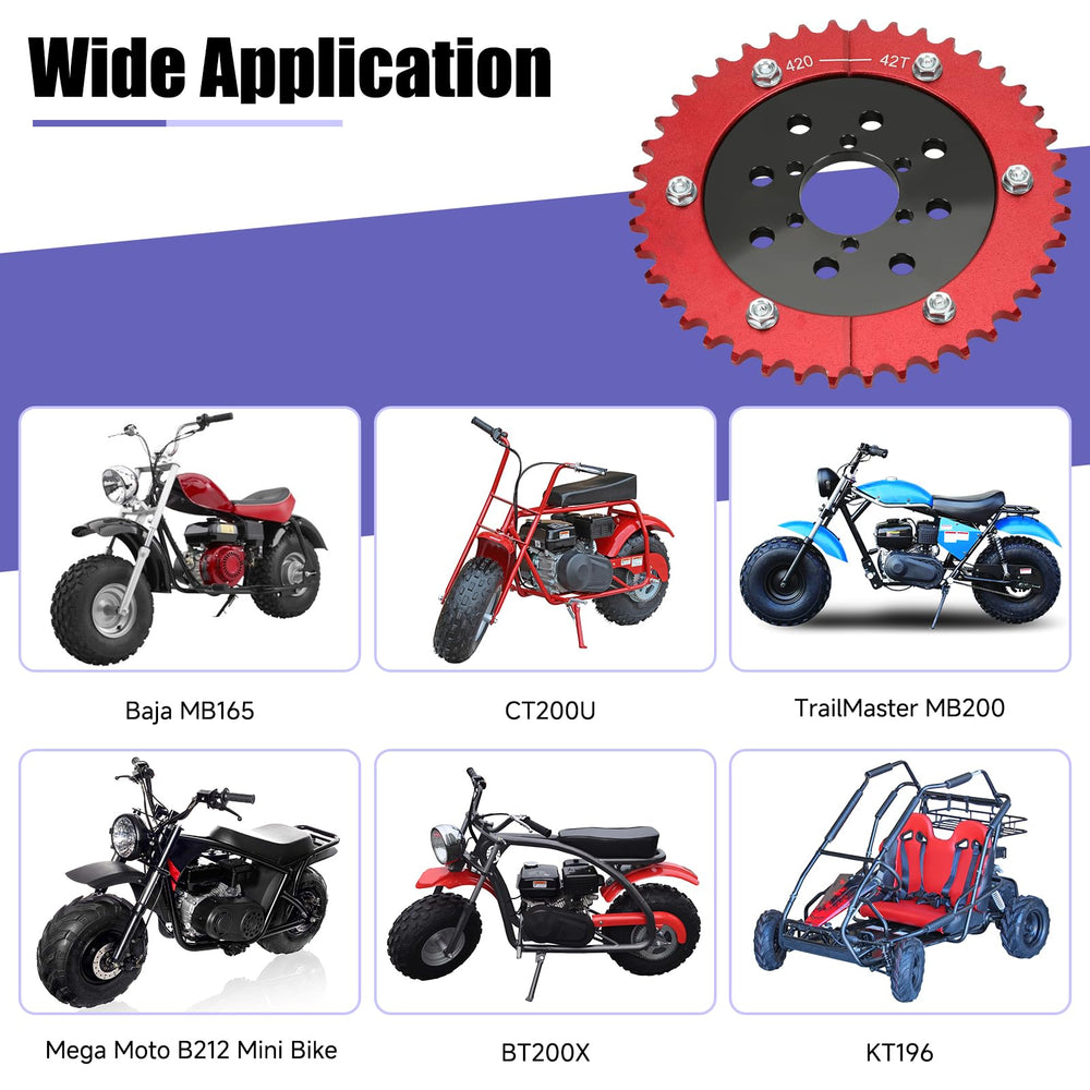 CILOYU hub adapter in aluminium for mini bikes, durable and lightweight.