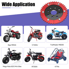 CILOYU hub adapter in aluminium for mini bikes, durable and lightweight.