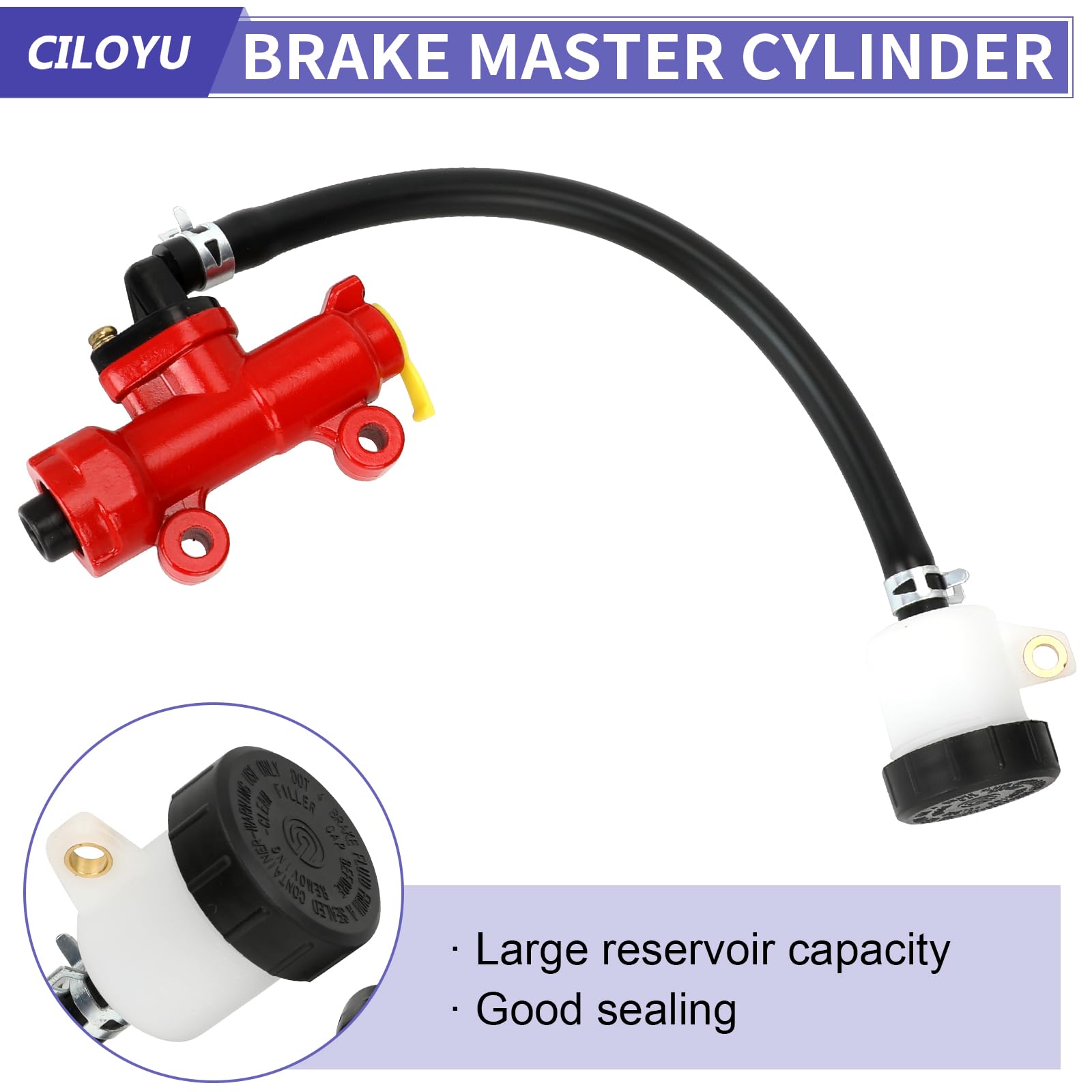 Packaging view of the CILOYU KT196 brake kit showing complete components.
