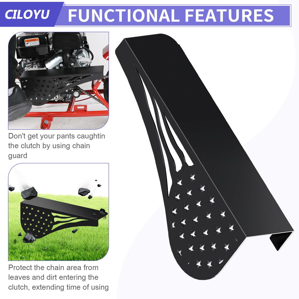 CILOYU 212-compatible guard shows 70 mm mounting spacing for easy fit.